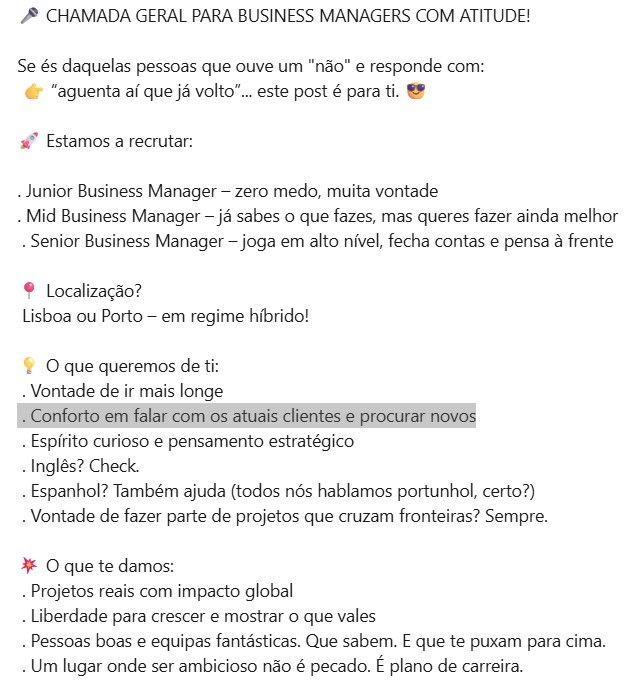 TRABALHO DO DEMÓNIO – EPISÓDIO #5: BUSINESS MANAGER, MAS A CHEIRAR A ESTURRO